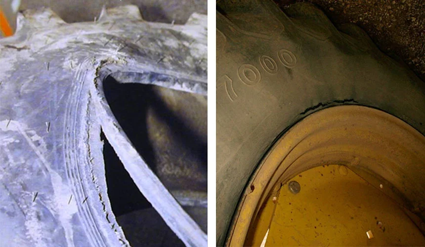 tyre damage